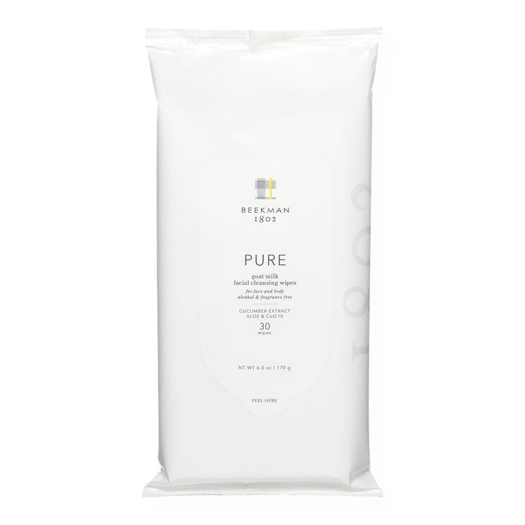 Pure Goat Milk - Toallitas limpiadoras, ideal para viaje