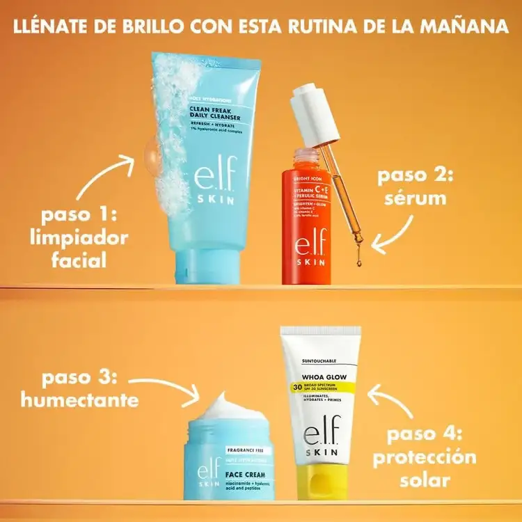 Bright Icon - Sérum facial iluminador, con 15% de vitamina C, 1% de vitamina E y 0.5% de ácido ferúlico