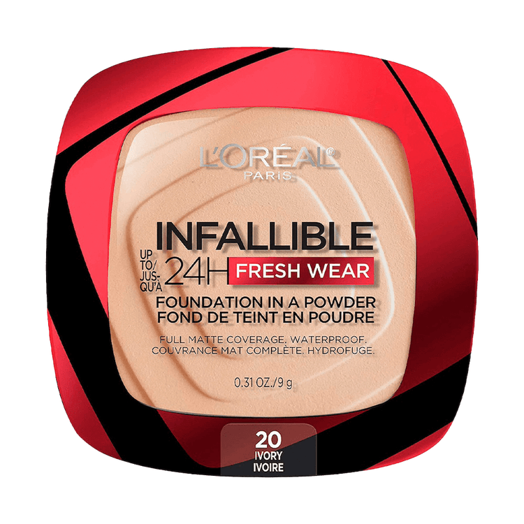 Infallible Freshwear 24H - Polvo de maquillaje, acabado mate y larga duración