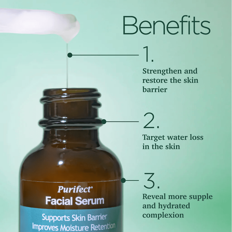 Facial Serum Rescuing Ceramide Serum facial fortalece la barrera y combate pérdida de agua