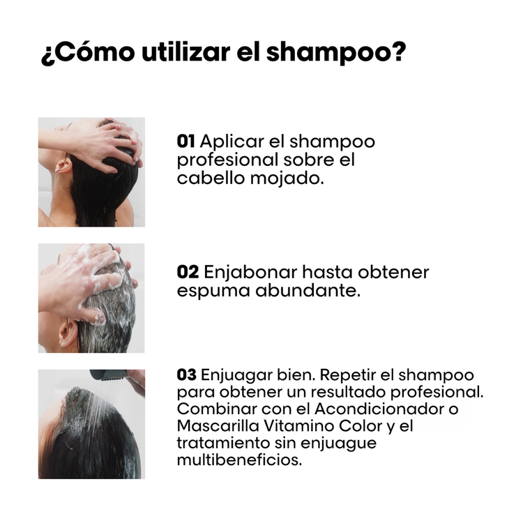 Vitamino Color - Shampoo, 8 semanas de color intenso
