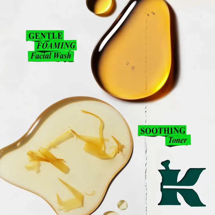 Leave the oil behind - Set de regalo, limpiador facial + toner facial