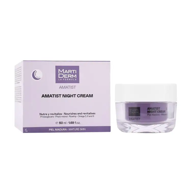 Amatist Night Cream Crema de noche hidrata, renueva y mejora textura
