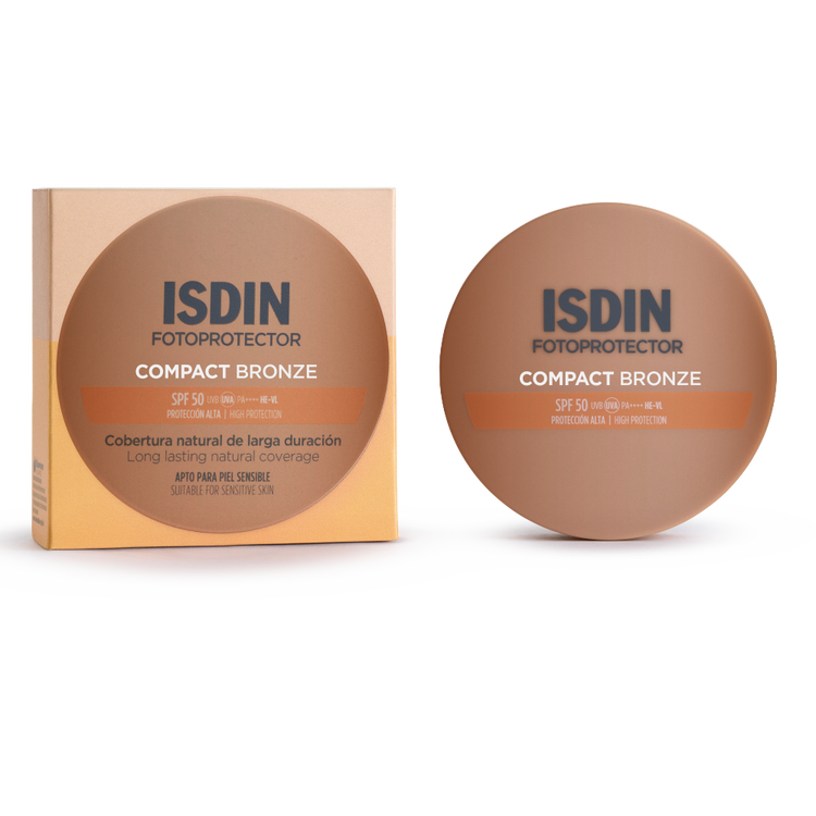 Isdin Compact Bronce Protector solar facial con color
