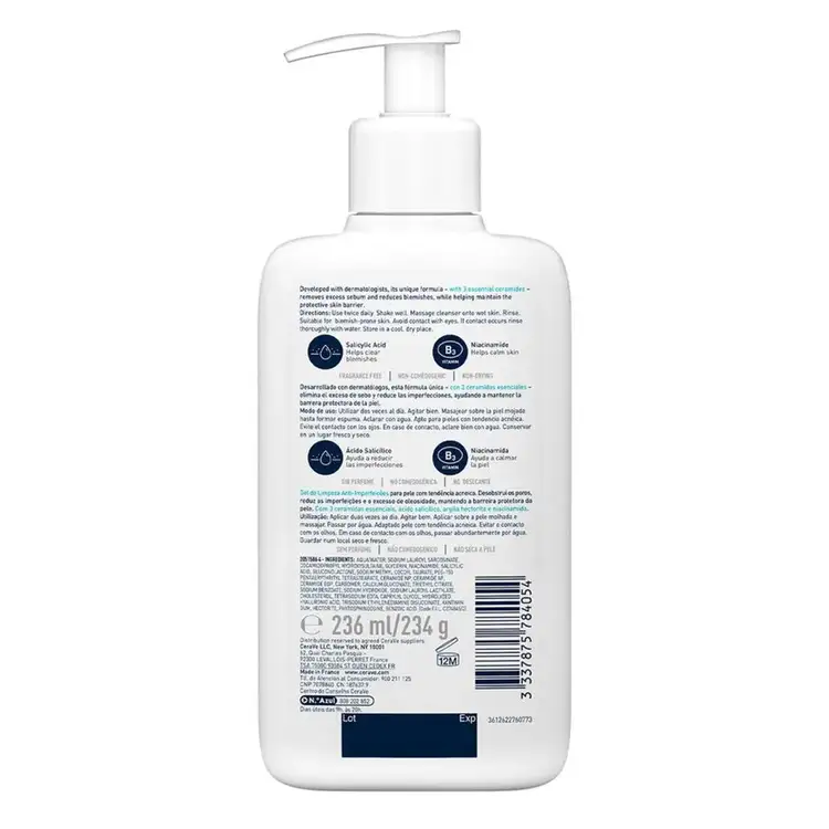 Acne Cleanser Limpiador control imperfecciones para piel con tendencia al acné