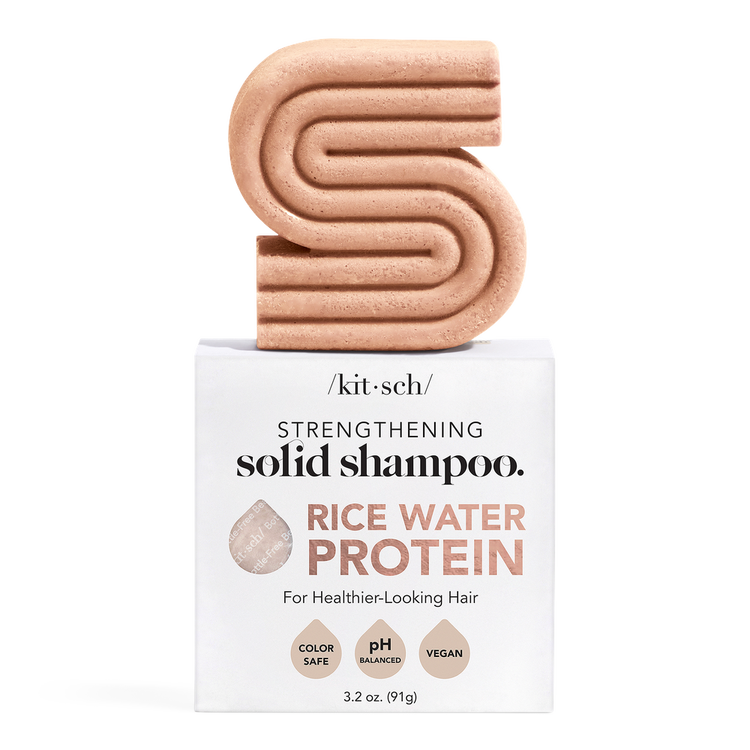Rice Water Protein Hair Shampoo en barra ayuda a reparar el cabello