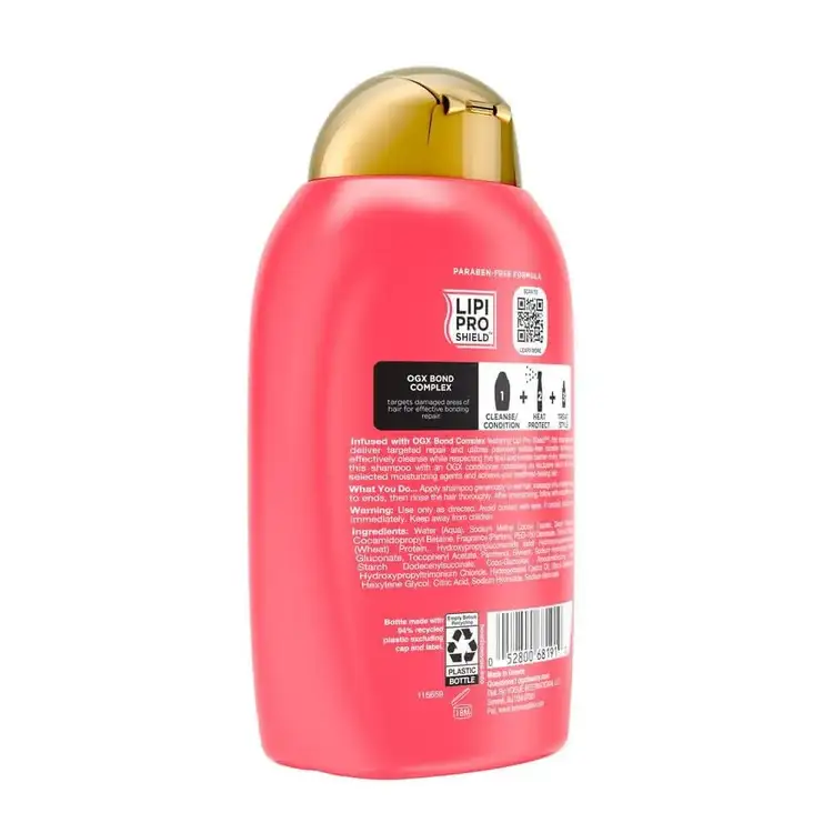 OGX Bond Repair Lightweight - Shampoo, reparador de cabello dañado