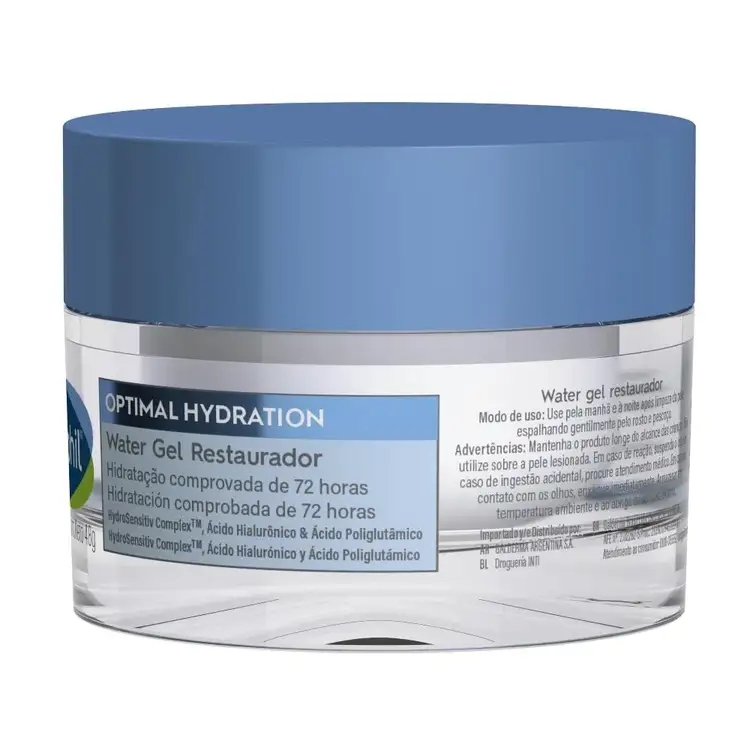 Optimal Hydration Water - Gel facial restaurador, sella la humedad interior