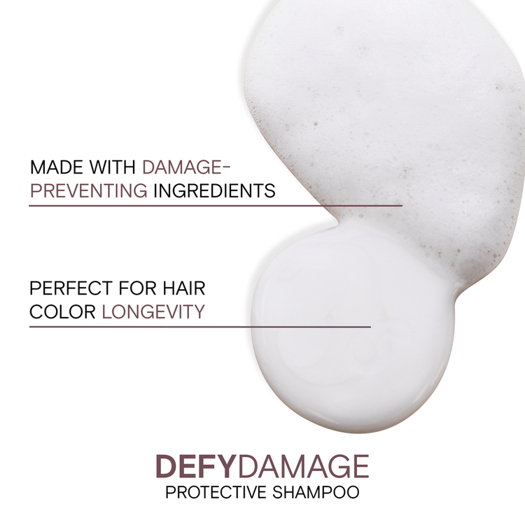 Travel Size Defy Damage Protective Shampoo limpia las impurezas