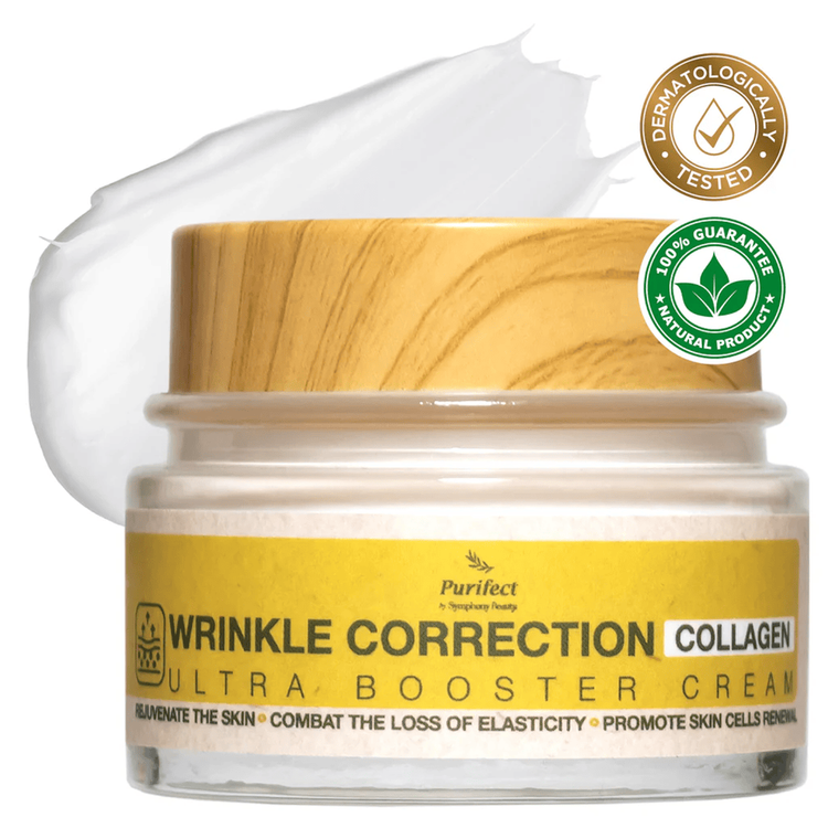 Facial Cream - Wrinkle Correction Collagen Ultra Booster Cream Crema facial mejora elasticidad y reduce arrugas