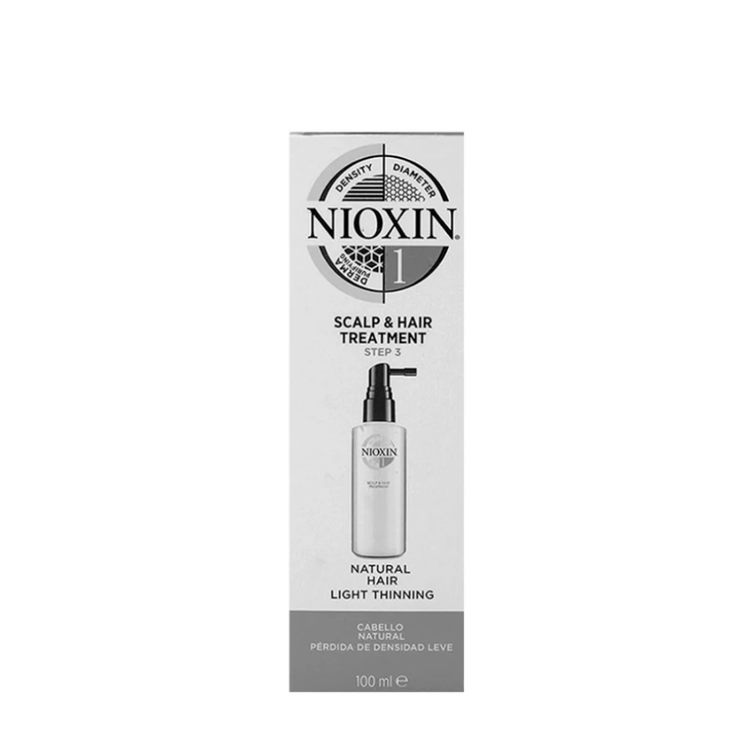 Sistema 1 - Tratamiento capilar, para cabello natural con adelgazamiento capilar