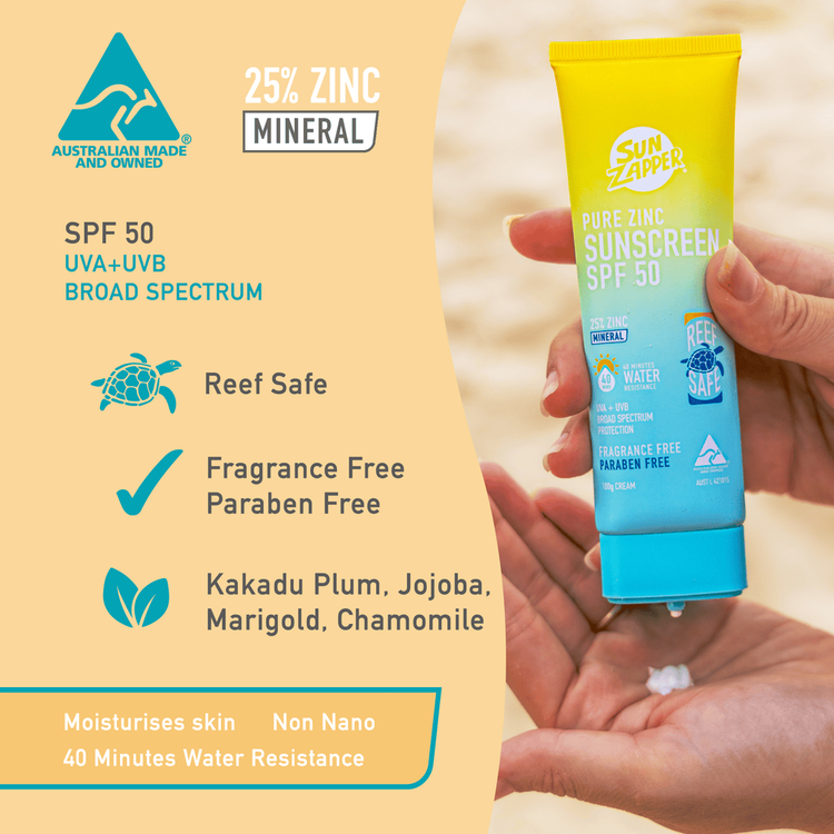 Pure Zinc Fotoprotector Protector solar 25% óxido de zinc, spf 50+ y minerales