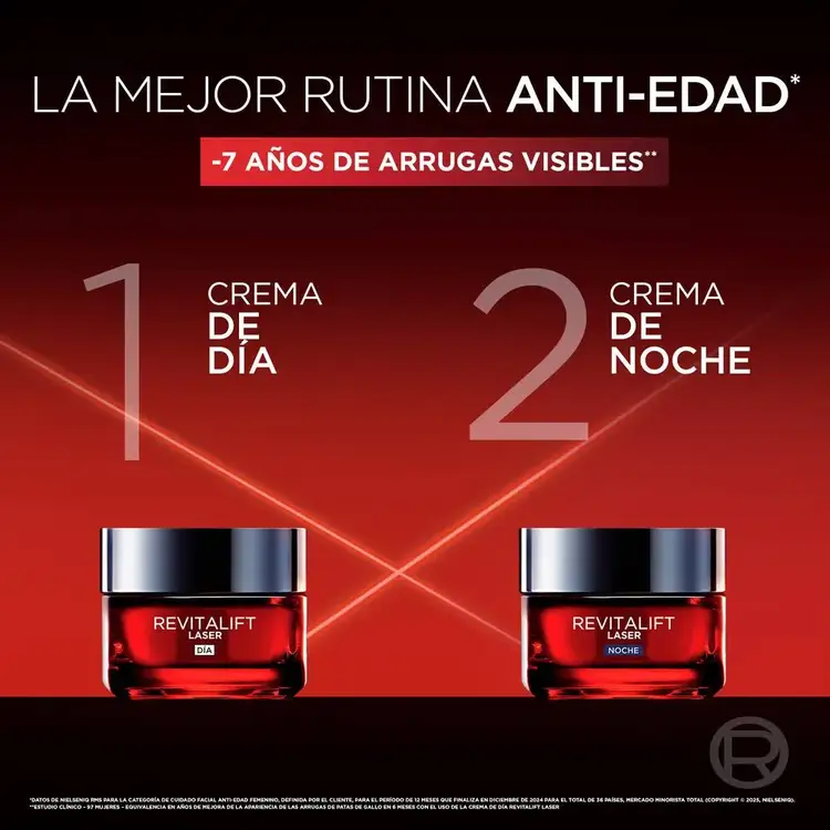 Revitalift Laser - Crema de noche, anti-signos de la edad 50ml