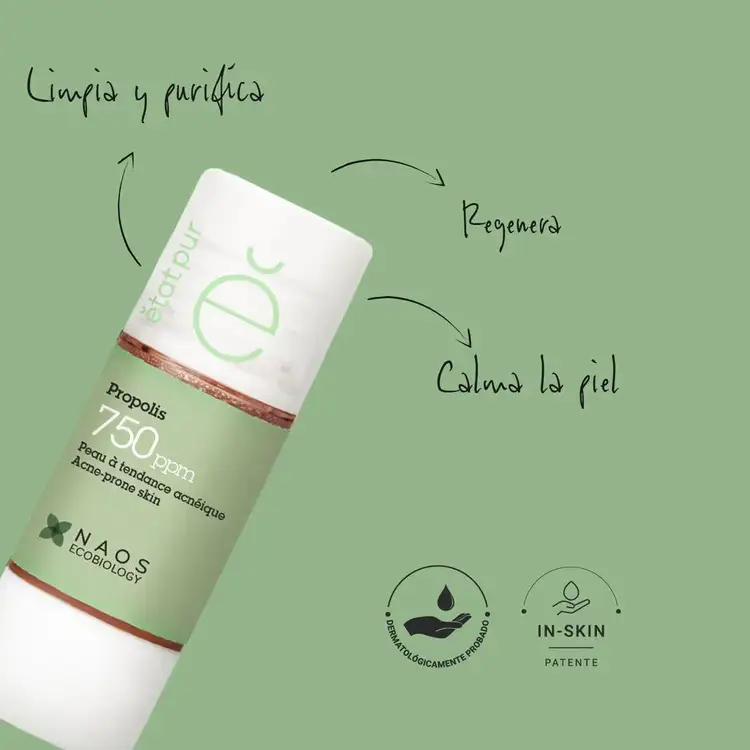 Propolis - Suero facial, para piel con tendencia a acné