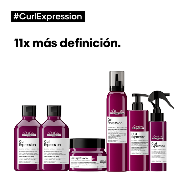 Curl Expression - Mousse, hidrata, fija y brinda cuidado