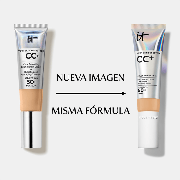 Your Skin But Better - CC+ foundation con SPF 50+, hidrata y corrige imperfecciones