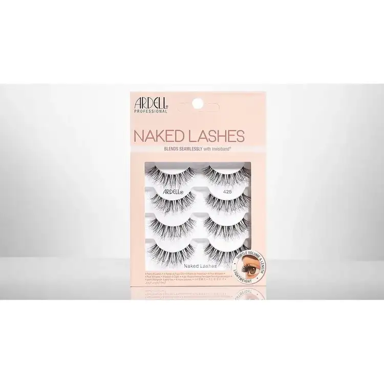 Naked False Lashes Multipack #425 Pestañas look naturales en pack pestañas con efecto wispies y longitud central.