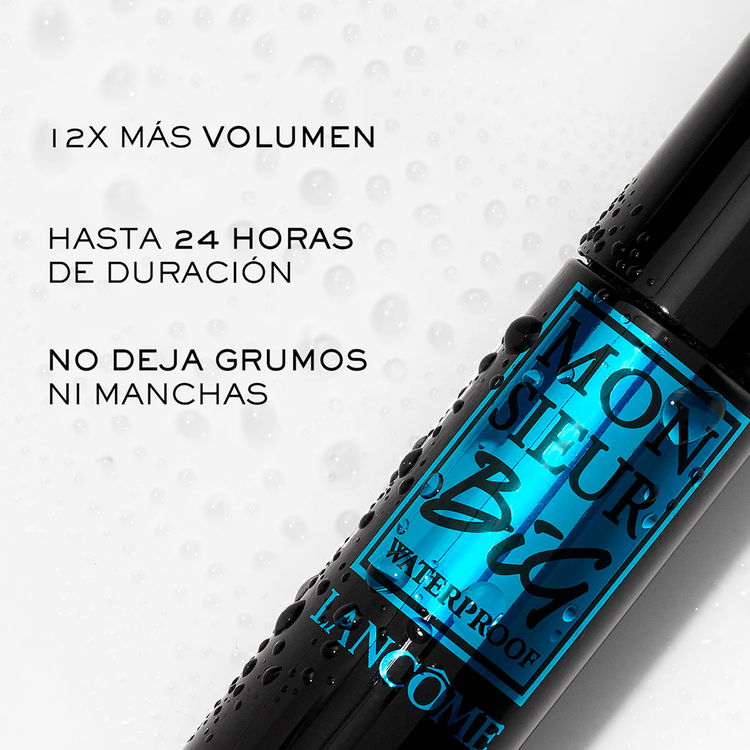 Monsieur Big Waterproof- Mascara de pestañas a prueba de agua, efecto de gran volumen