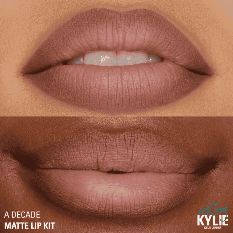Kylie Cosmetics King Kylie Collection - 2-Piece Matte Lip Kit, lip kit acabado mate con cobertura completa