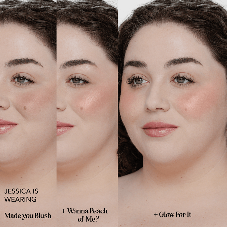 Go Flush Yourself Blush & Highlight Face Paleta de rubores e iluminador iluminación y color natural para el rostro