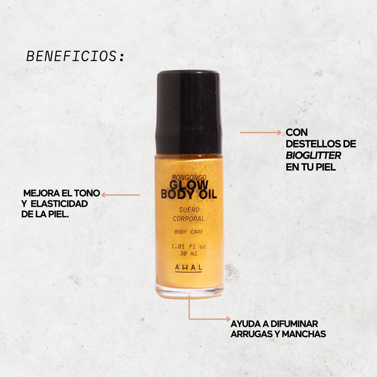 Mini Body Glow Aceite corporal hidrata la piel