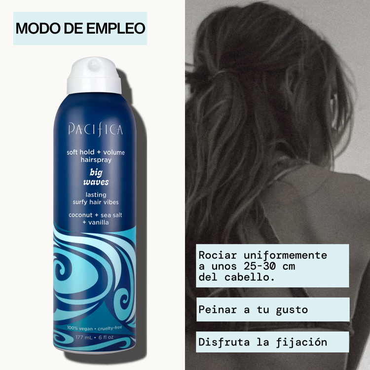 Big Waves - Spray para cabello, da volumen a tu cabello
