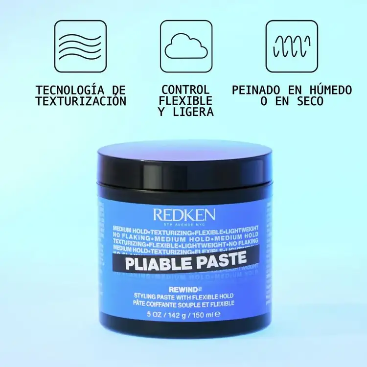 Styling - Pasta texturizante, aspecto húmedo y flexible