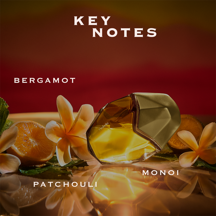 Blooming Fire - Parfum, un oasis tropical transportador de flor de monoi