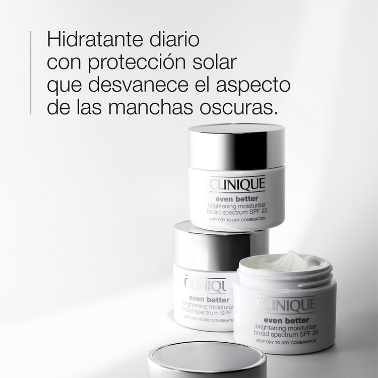 Even Better Brightening Moisturizer SPF 20 - Crema facial, hidrata y protege la piel sensible
