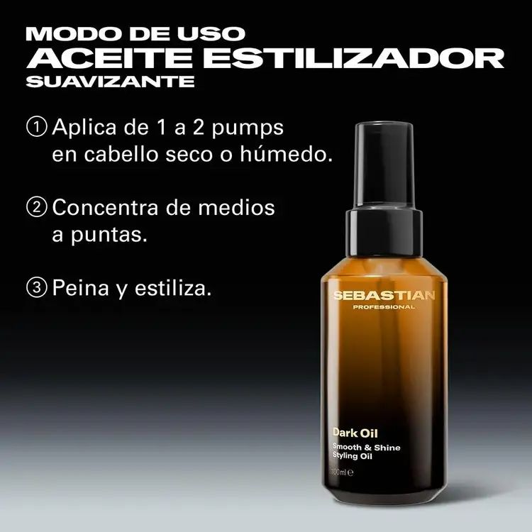 Dark Oil - Aceite, brillo y suavidad
