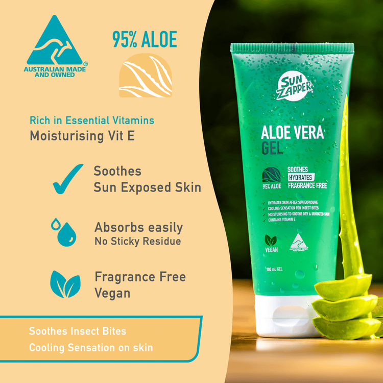 Gel Aloe Vera Gel para quemaduras del sol aloe vera