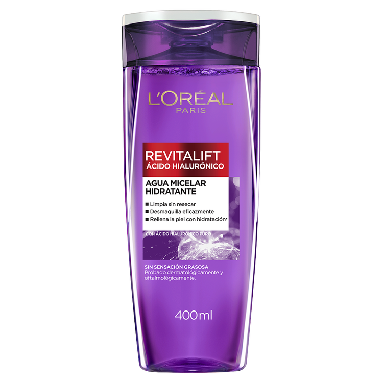 L'Oreal Paris Revitalift Acido Hialuronico Agua Micelar Suero facial reduce líneas de expresión