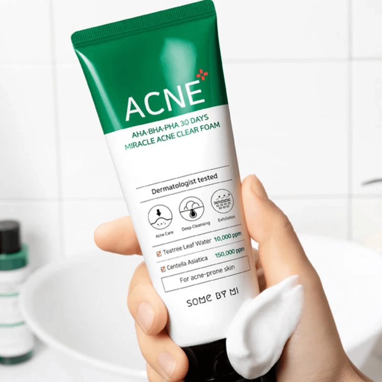 30 Days Miracle Acne - Limpiador facial, con AHA-BHA-PHA