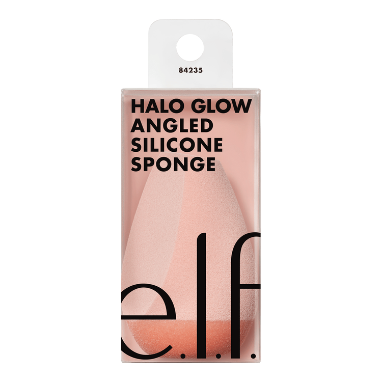 e.l.f. Halo Glow Angled Silicone Sponge Esponja facial angulada multiusos