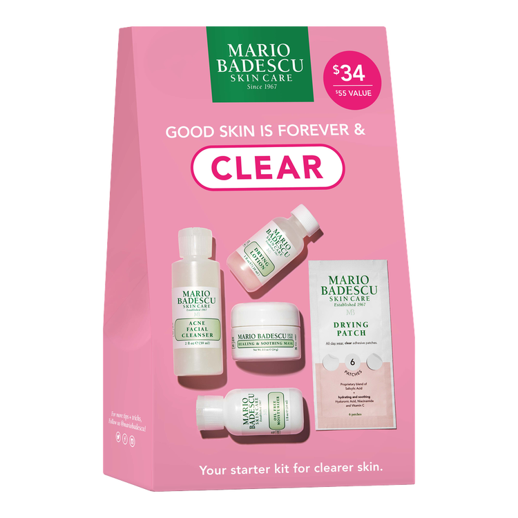 Good Skin is Forever & Clear Rutina de cuidado de la piel trata las imperfecciones