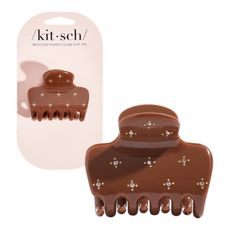 Rhinestone Medium Puffy Pinza tipo garra ideal para peinados