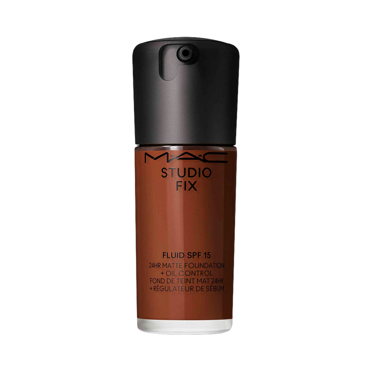 Studio Fix Fluid Spf 15 24Hr Matte Foundation + Oil Control Base de maquillaje mate natural, controla grasa e hidrata