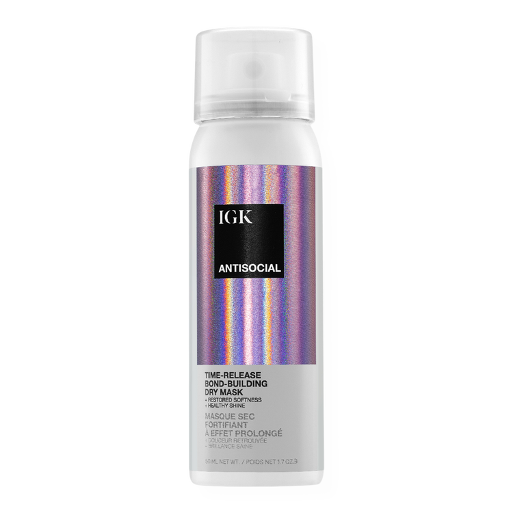 Travel Size Antisocial Overnight Bond-Building Dry Hair Mask Mascarilla capilar repara y suaviza el cabello