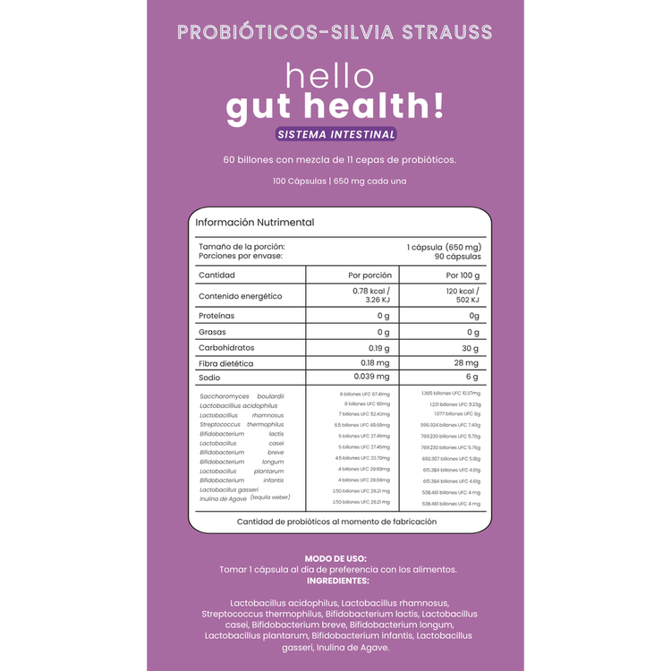 Vitaminas - Suplemento alimenticio, equilibra tu digestión y fortalece tu inmunidad