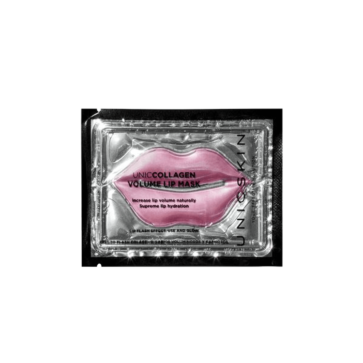 Uniccollagen Volume Lip Mask Parches de colágeno para labios hidratados y voluminosos