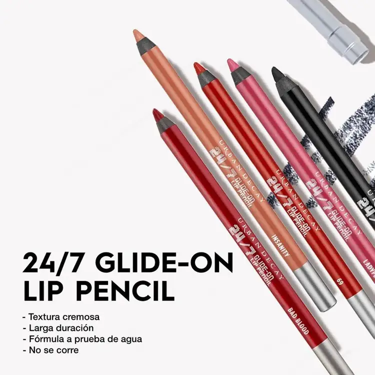 24/7 Lip Pencil - Lápiz labial, fórmula cremosa e hidratante