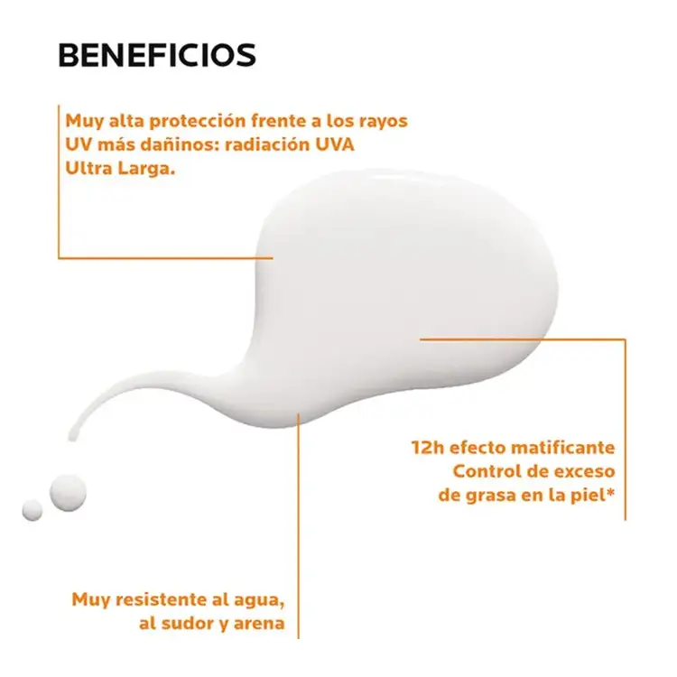 Anthelios - Protector solar facial, para piel grasa