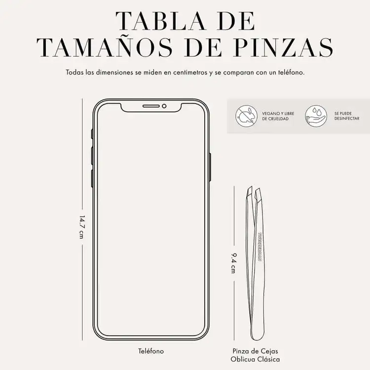 Slant Tweezer Pinzas para cejas plateadas precisión y control para la depilación de cejas