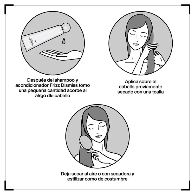 Frizz Dismiss - Crema para peinar, termoprotectora anti-frizz