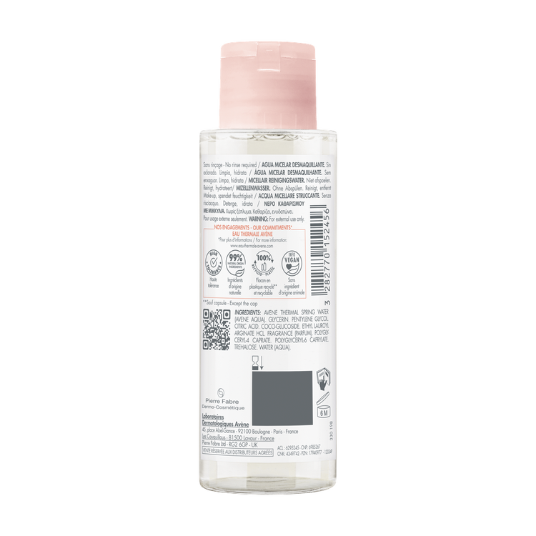 Loción Micelar Desmaquillante de rostro 99% ingredientes de origen natural