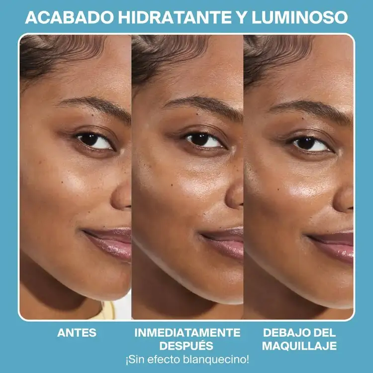 Dewscreen Hydrating - Primer hidratante SPF 50, fija el maquillaje y refuerza la protección