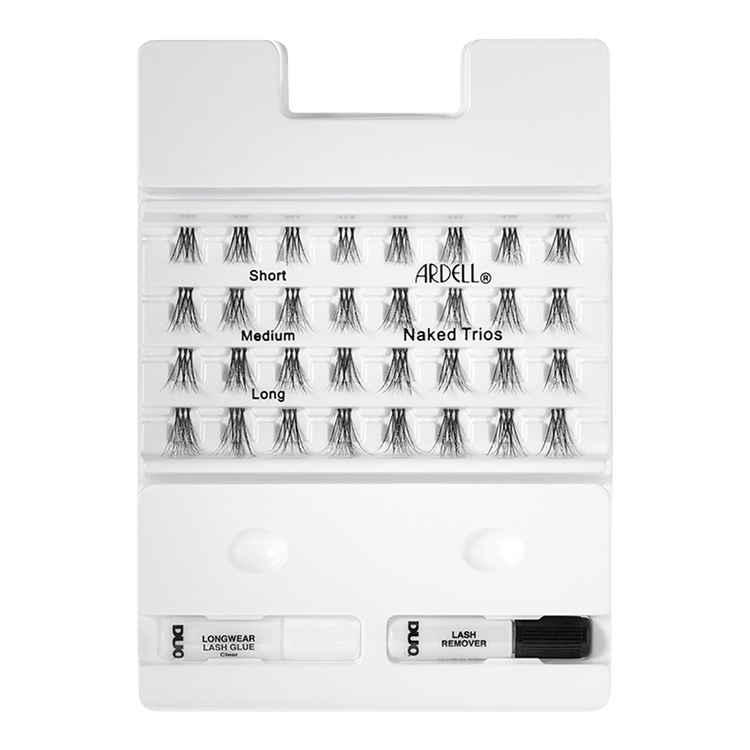 Naked Lash Trios + Adhesive Kit Pestañas postizas efecto natural y personalizable.