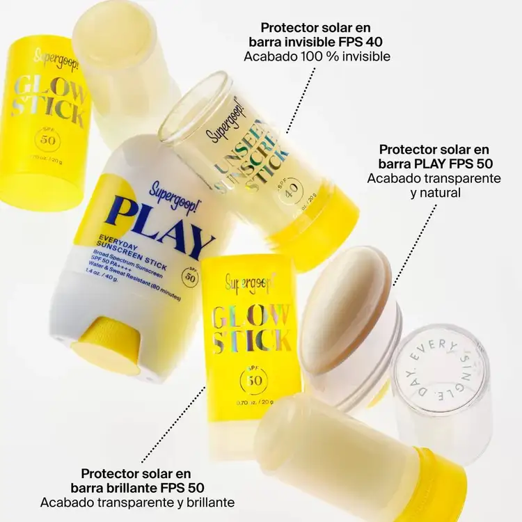 Play Everyday Sunscreen - Protector solar en barra SPF 50, resistente al agua y al sudor