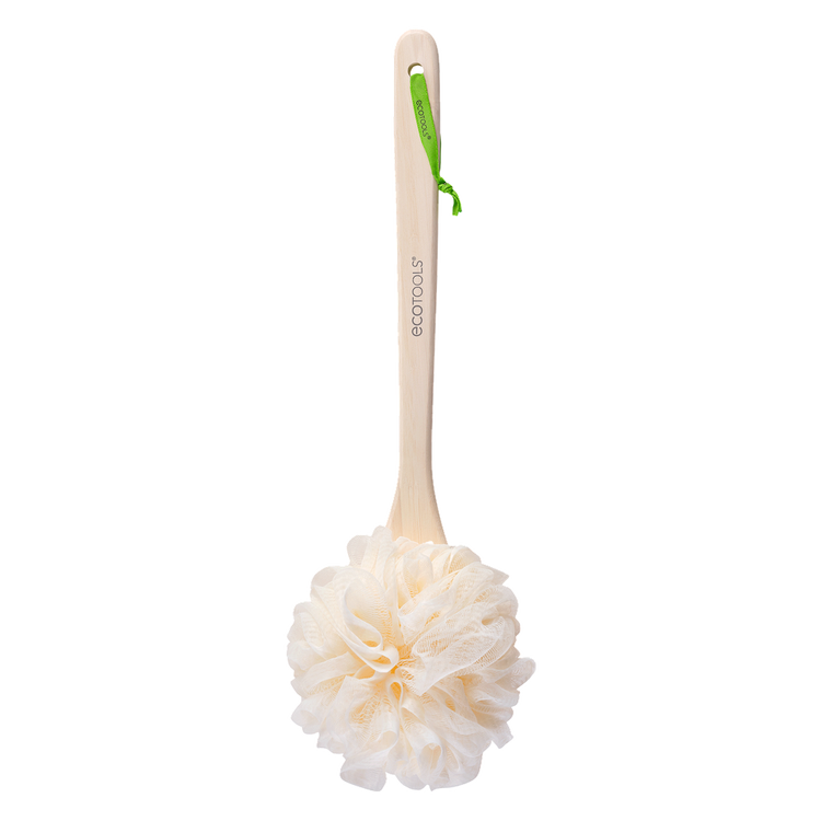 Eco Tools Ecopoufâ® - Cepillo de ducha, con mango largo y reciclado