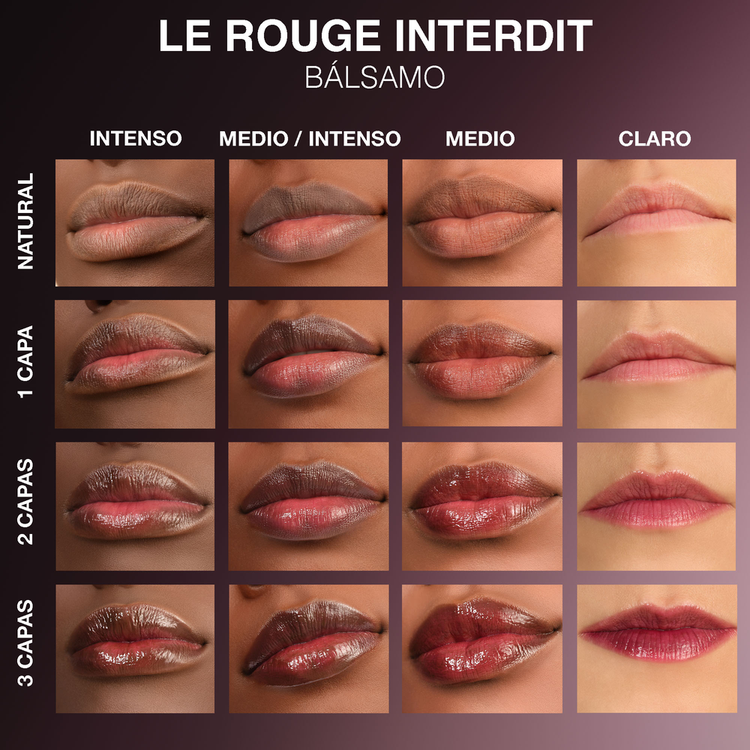 Le Rouge Interdit Balm - Bálsamo labial hidratante de 24 horas de duración